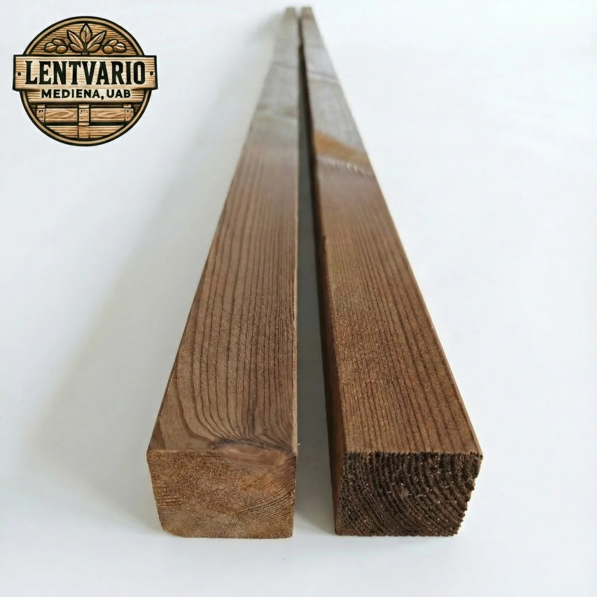 Termo mediena – termiškai apdorota mediena fasadui ir terasoms Lentvario Mediena