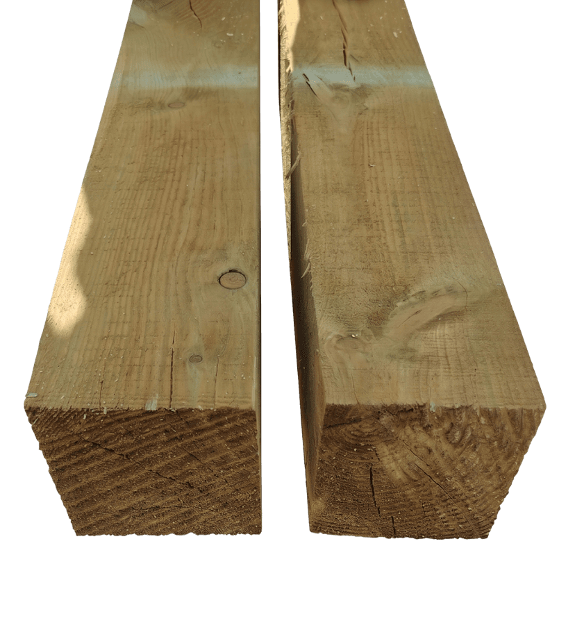 Impregnuota – 150x150x6000 – Kalibruota – Pušis