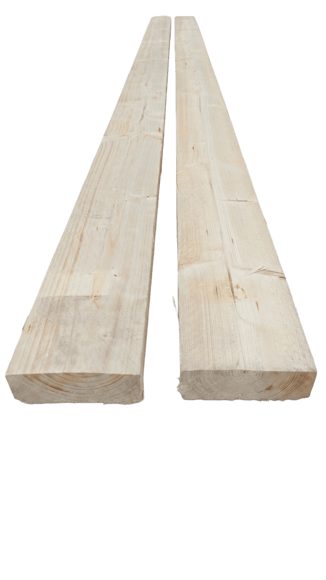 Pjautinė mediena – 53x120x3000 – Eglė