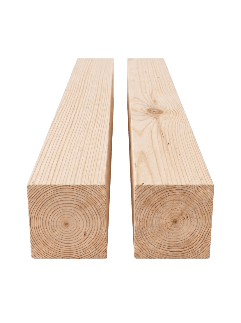 Tašas – 45x45x4800 – Obliuota, Džiovinta – Eglė – A-B