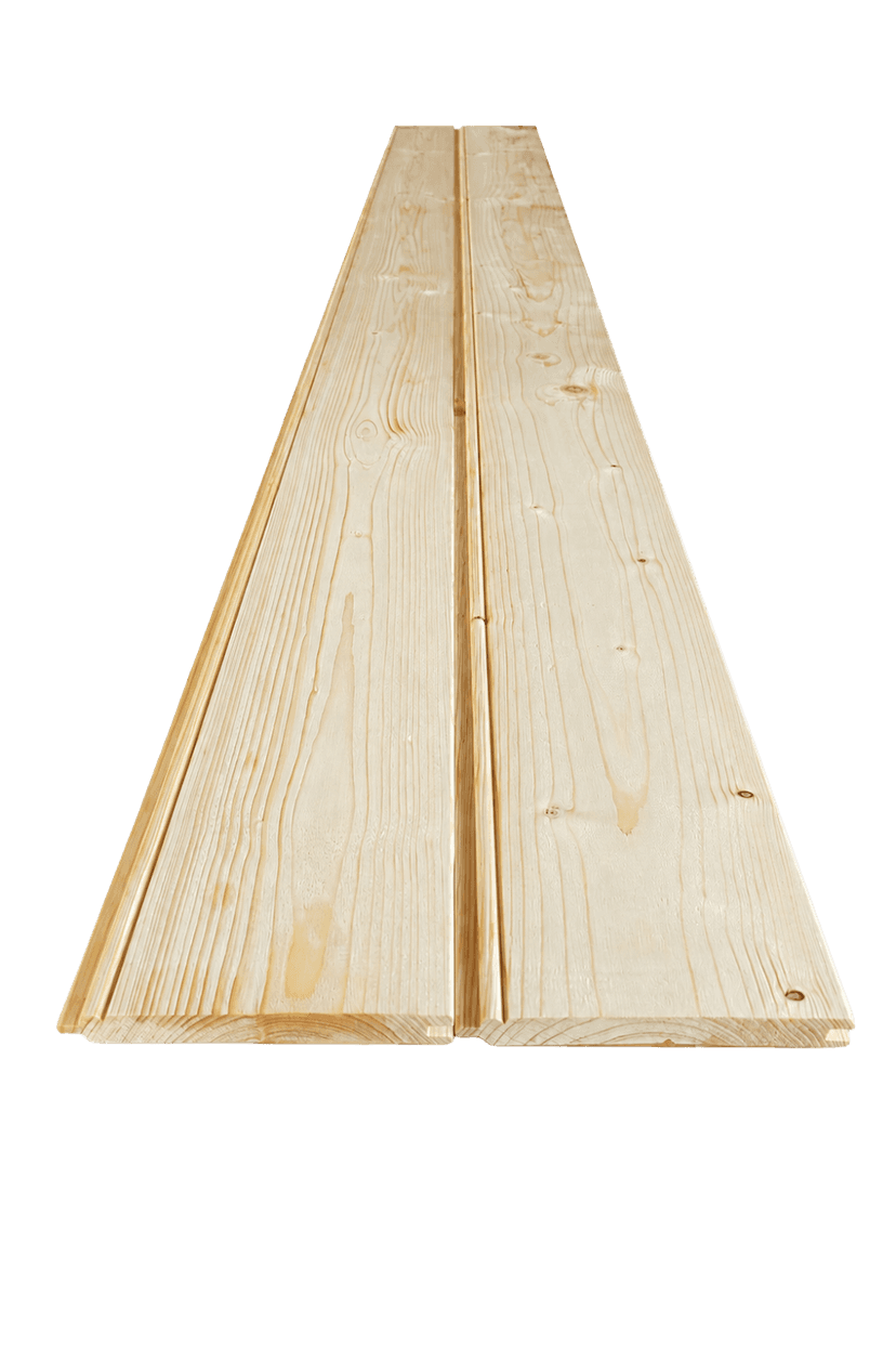 Vidaus dailylentė – 12x140x4800 – Obliuota, Su grumbeliu – Eglė – B