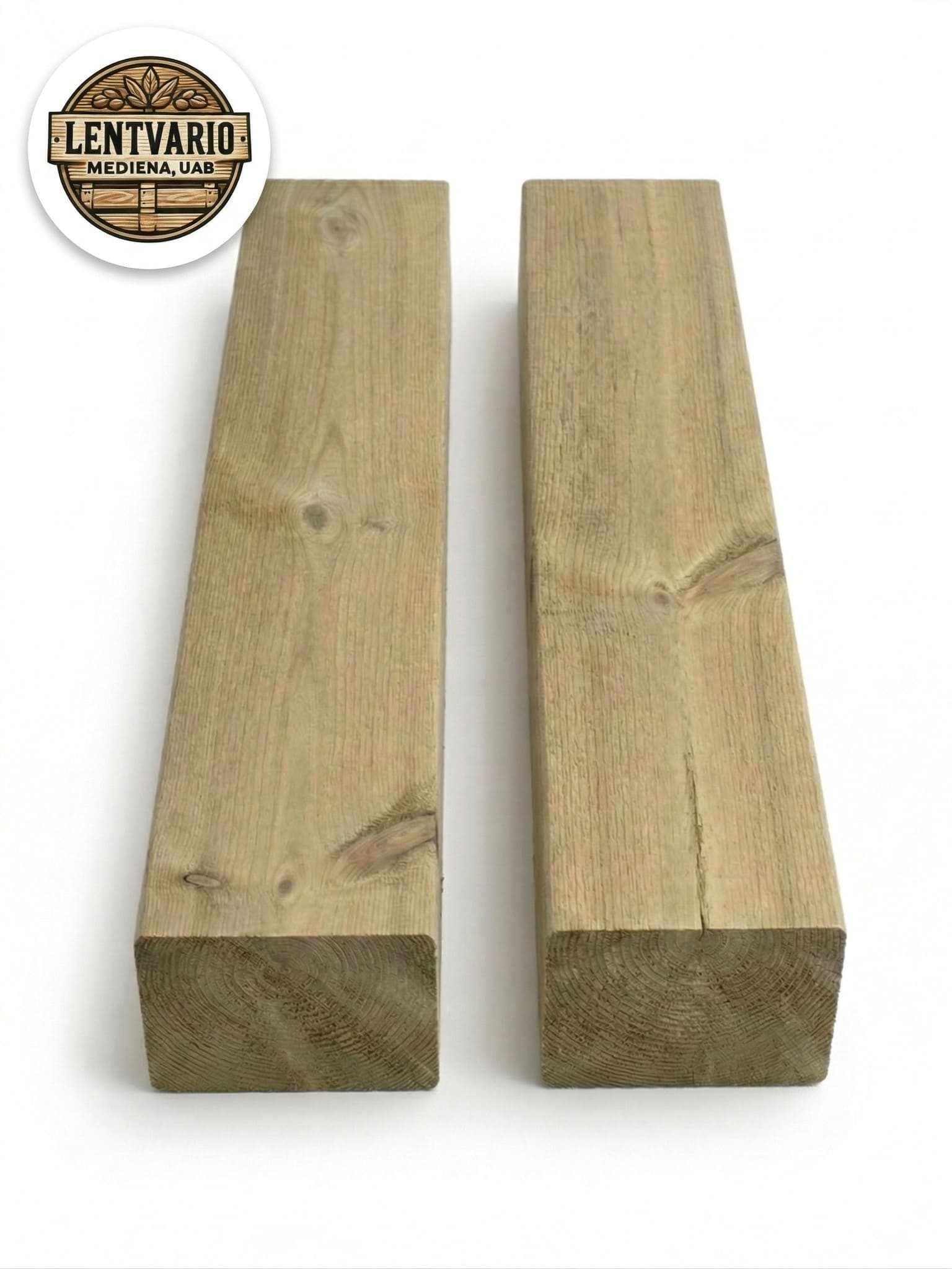 Kalibruoti pušies tašai – C18 ir C24 klasė